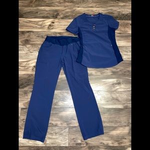 Navy iflex Cherokee scrub set size small